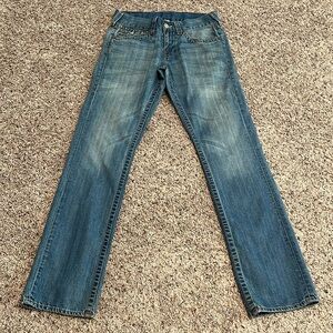 True Religion Men’s Straight Blue Jeans Size 30